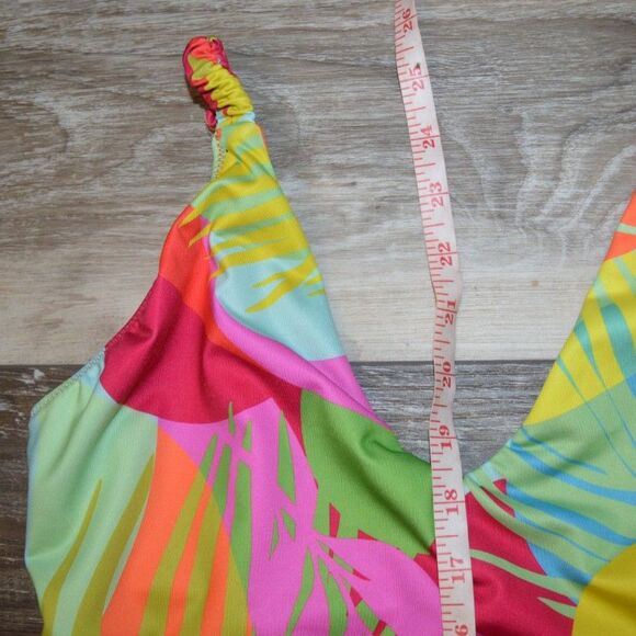 Sanctuary Palm Hottie Scoop Tank One Piece Swimsuit XL Tropical - Picture 6 of 10